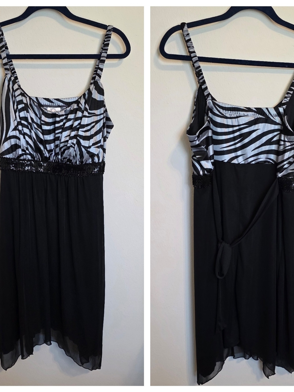 Sweet Storm Black and Gray Striped Maxi Dress